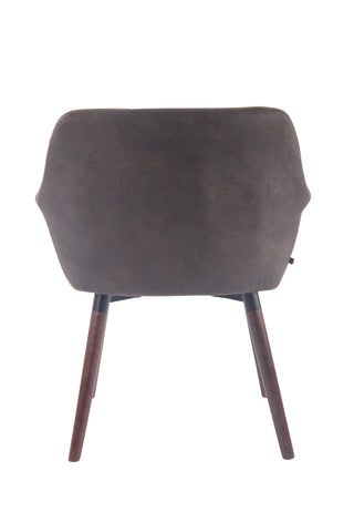 TPFLiving Esszimmerstuhl Cassy Vintage Kunstleder Gestell Buchenholz Walnuss TPFLiving Esszimmerstuhl Cassy Vintage Kunstleder Gestell Buchenholz Walnuss