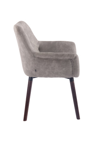 TPFLiving Esszimmerstuhl Cassy Vintage Kunstleder Gestell Buchenholz Walnuss TPFLiving Esszimmerstuhl Cassy Vintage Kunstleder Gestell Buchenholz Walnuss