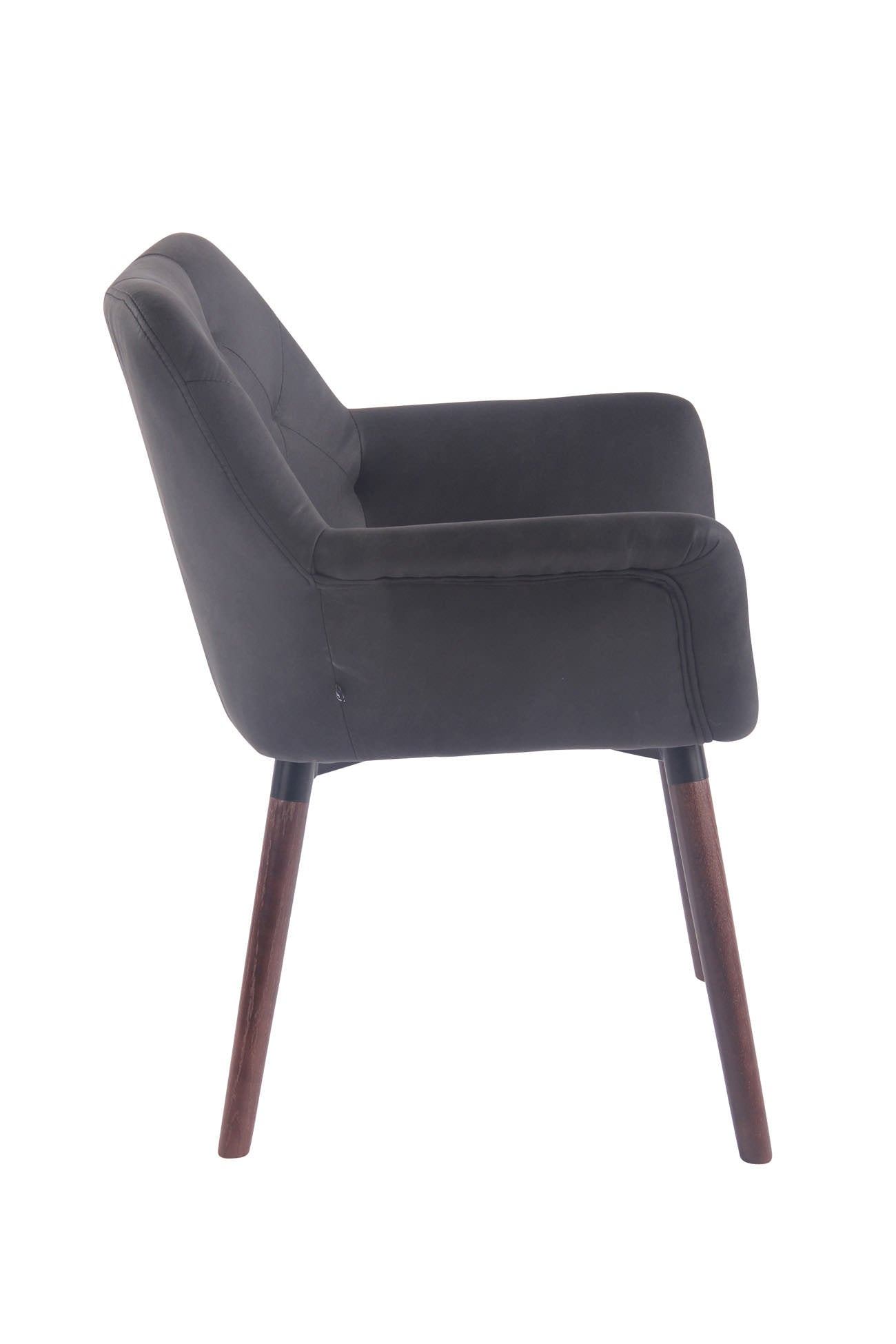 TPFLiving Esszimmerstuhl Cassy Vintage Kunstleder Gestell Buchenholz Walnuss TPFLiving Esszimmerstuhl Cassy Vintage Kunstleder Gestell Buchenholz Walnuss