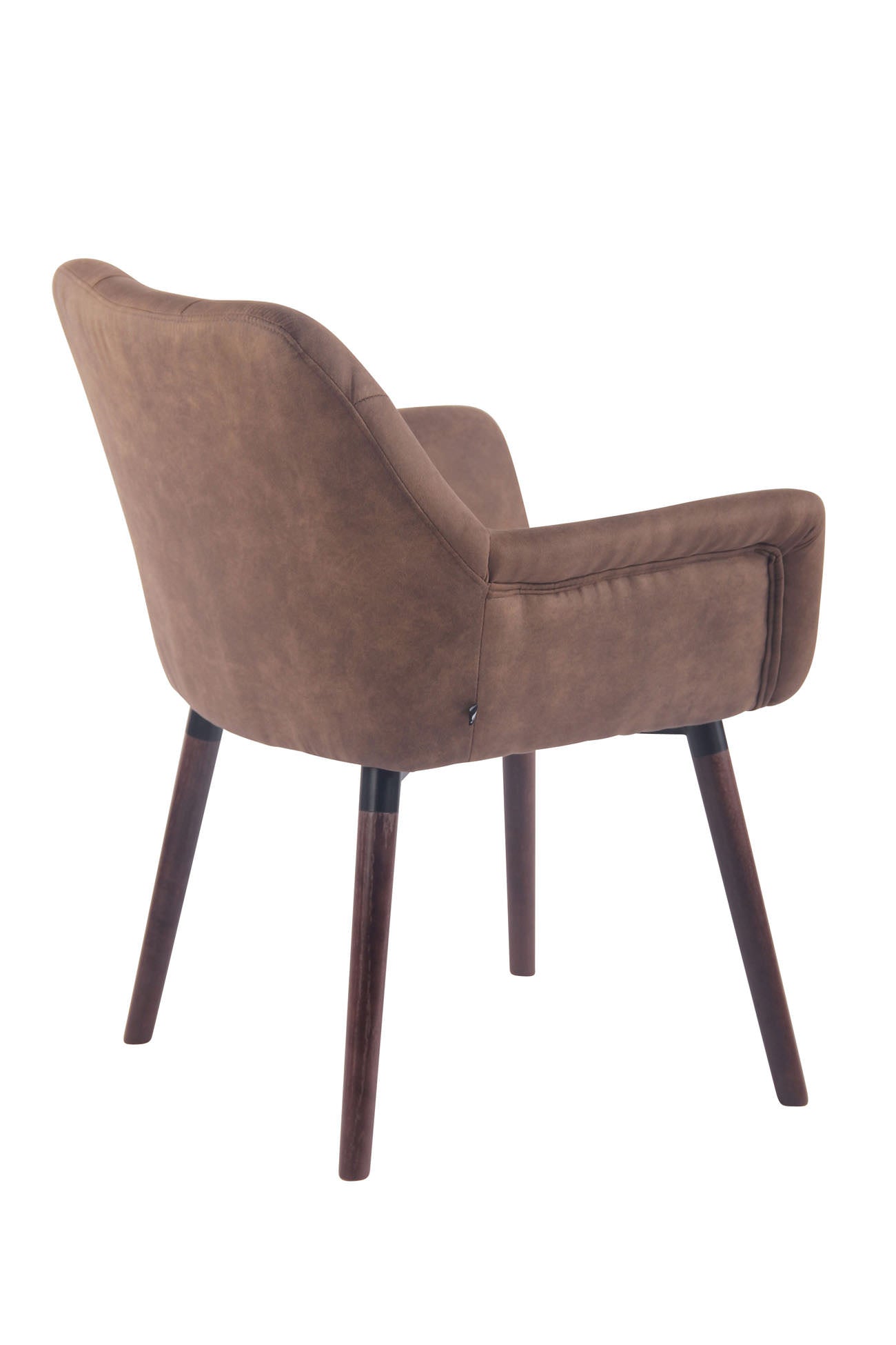 TPFLiving Esszimmerstuhl Cassy Vintage Kunstleder Gestell Buchenholz Walnuss TPFLiving Esszimmerstuhl Cassy Vintage Kunstleder Gestell Buchenholz Walnuss