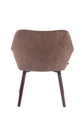 TPFLiving Esszimmerstuhl Cassy Vintage Kunstleder Gestell Buchenholz Walnuss TPFLiving Esszimmerstuhl Cassy Vintage Kunstleder Gestell Buchenholz Walnuss