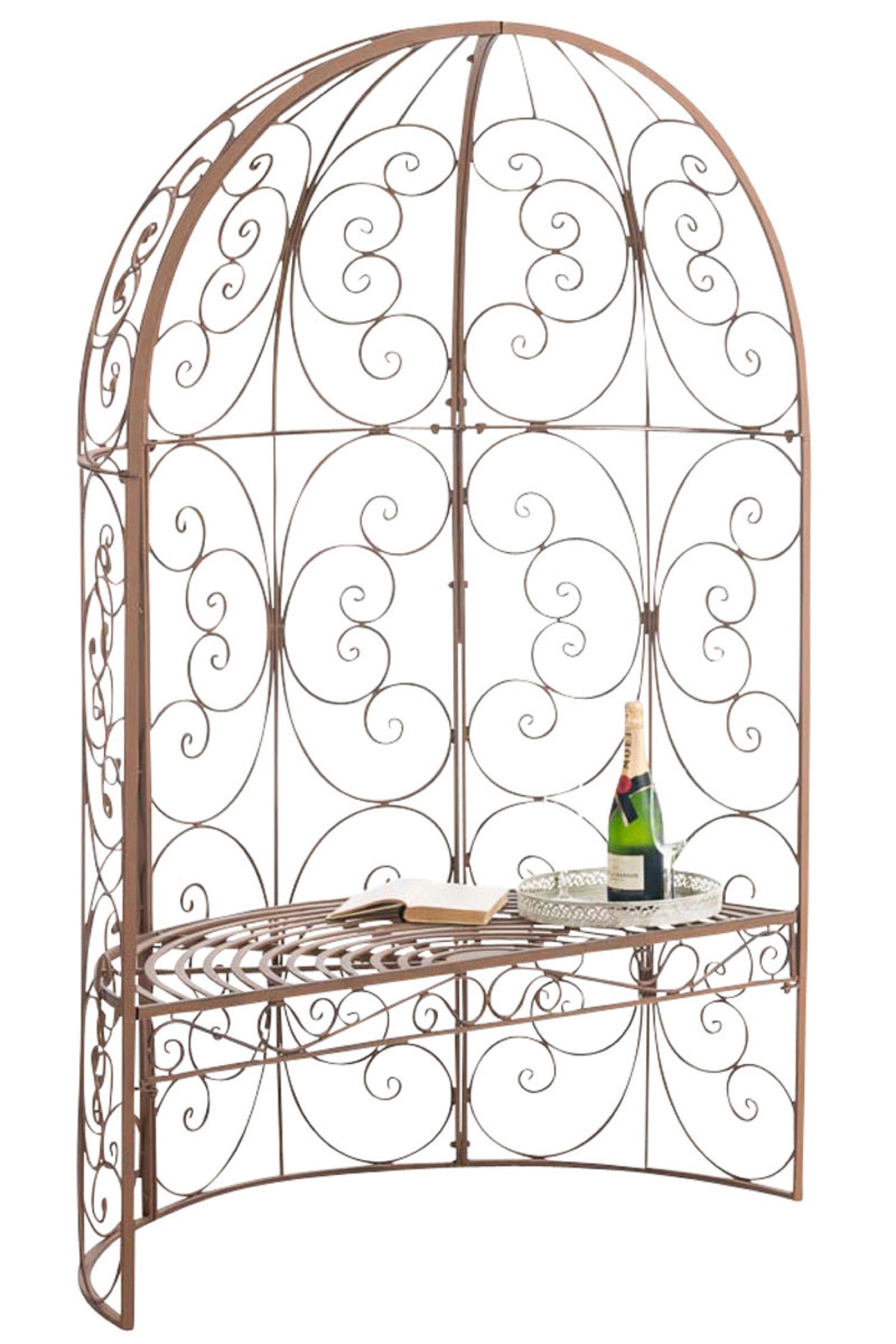 TPFGarden Halbpavillon Rosalia mit Sitzbank TPFGarden Halbpavillon Rosalia mit Sitzbank