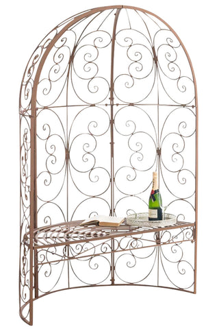 TPFGarden Halbpavillon Rosalia mit Sitzbank TPFGarden Halbpavillon Rosalia mit Sitzbank