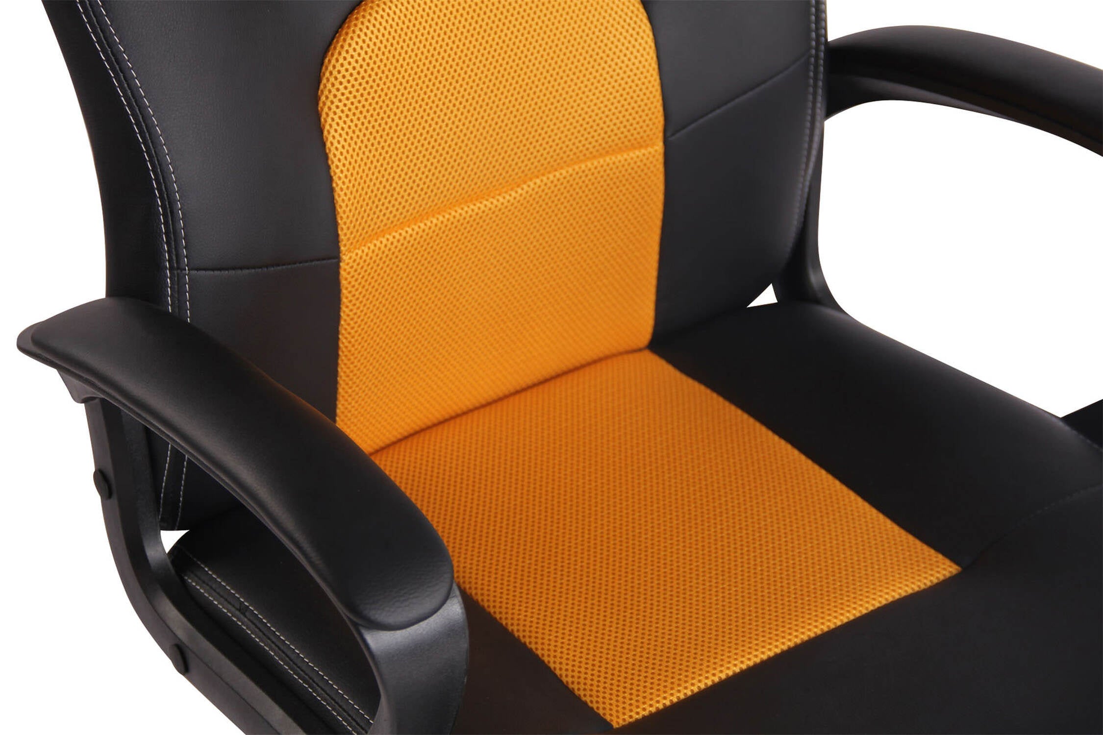 TPFLiving Bürostuhl Elon mit Netz- und Kunstlederbezug TPFLiving Bürostuhl Elon mit Netz- und Kunstlederbezug