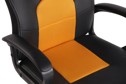 TPFLiving Bürostuhl Elon mit Netz- und Kunstlederbezug TPFLiving Bürostuhl Elon mit Netz- und Kunstlederbezug