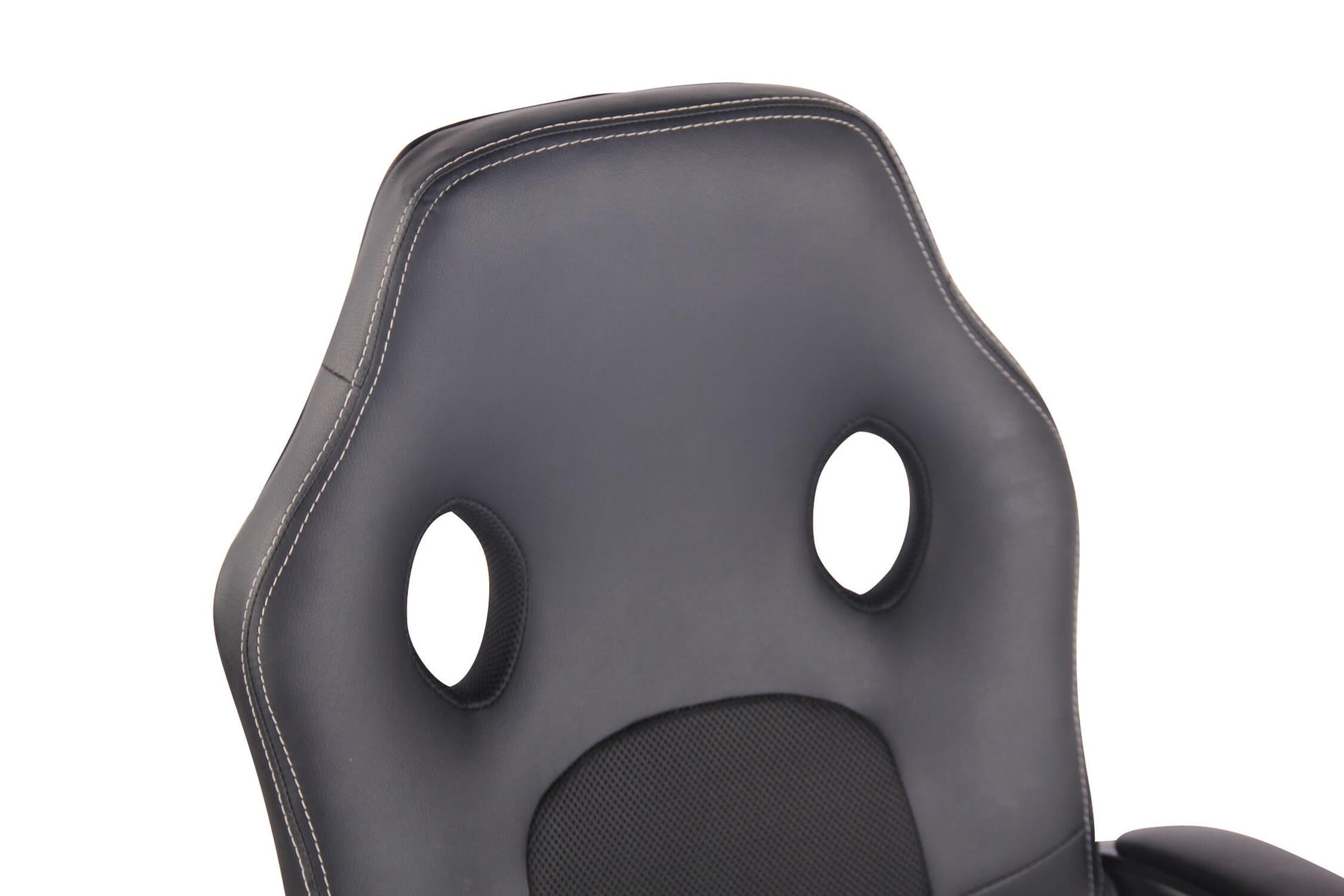 TPFLiving Bürostuhl Elon mit Netz- und Kunstlederbezug TPFLiving Bürostuhl Elon mit Netz- und Kunstlederbezug