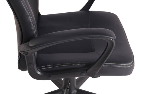 TPFLiving Bürostuhl Elon mit Netz- und Kunstlederbezug TPFLiving Bürostuhl Elon mit Netz- und Kunstlederbezug