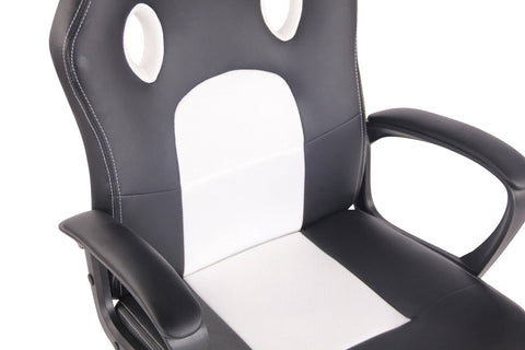 TPFLiving Bürostuhl Elon mit Netz- und Kunstlederbezug TPFLiving Bürostuhl Elon mit Netz- und Kunstlederbezug