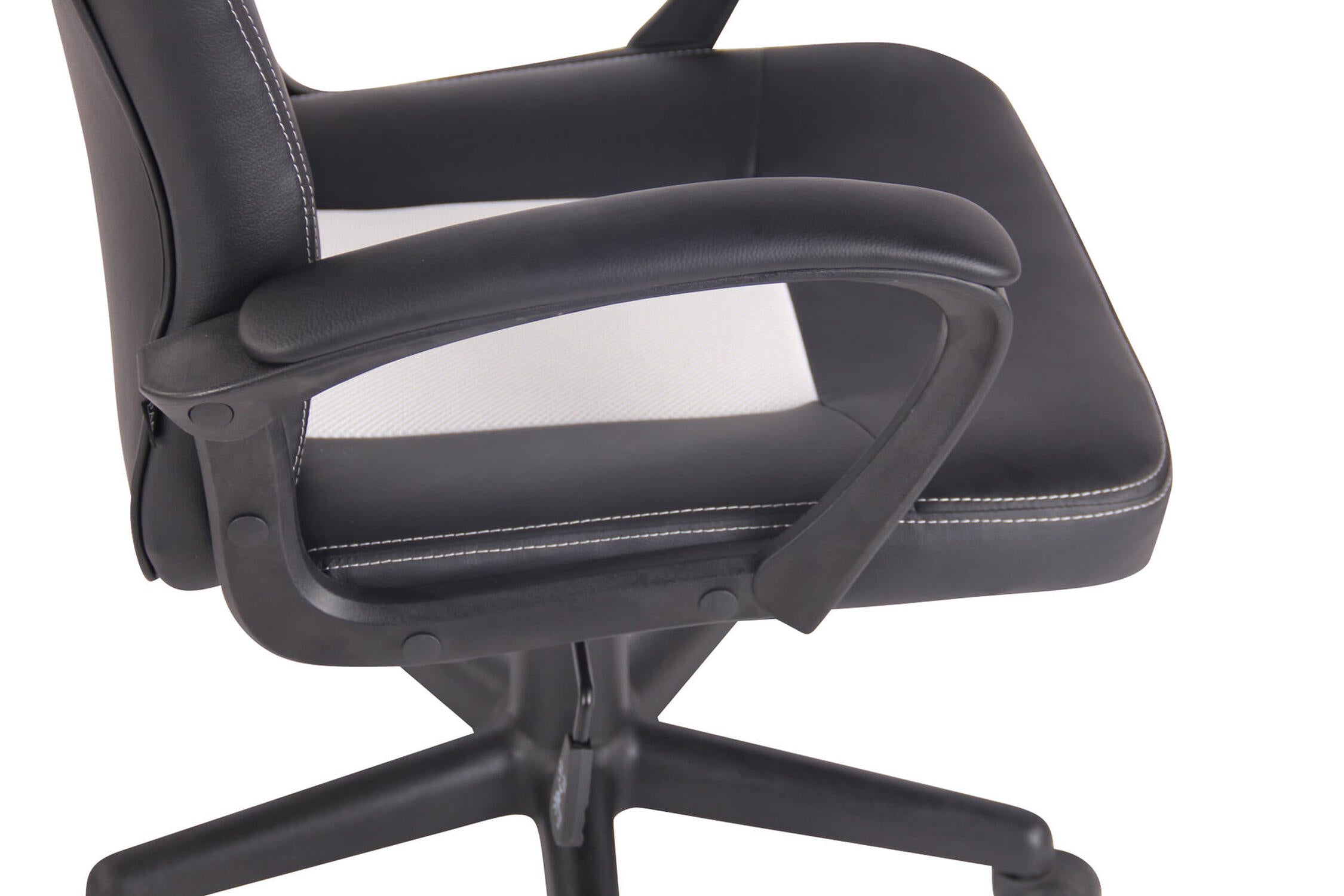 TPFLiving Bürostuhl Elon mit Netz- und Kunstlederbezug TPFLiving Bürostuhl Elon mit Netz- und Kunstlederbezug