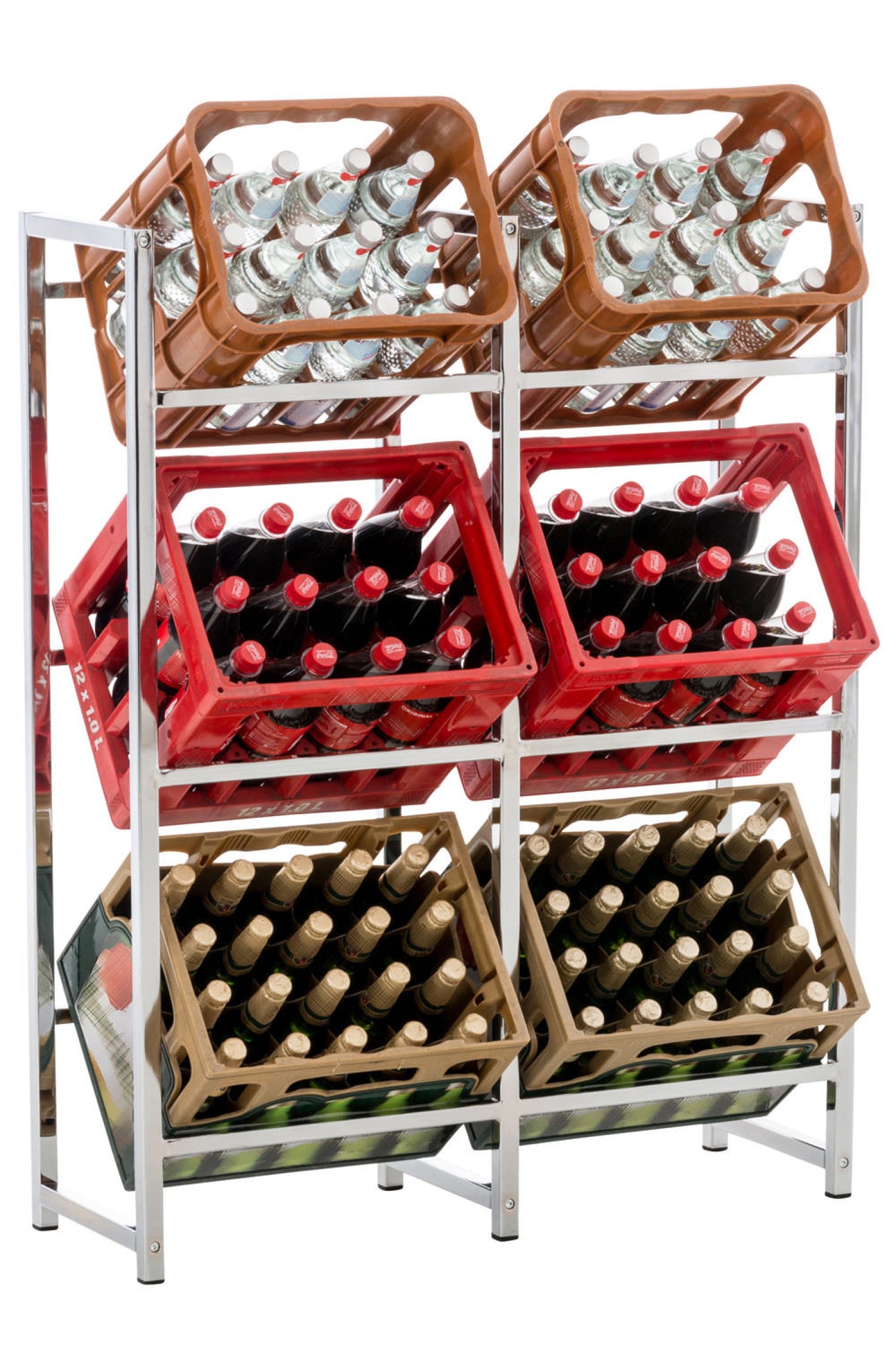 TPFLiving 6er Getränkekistenständer Lenny TPFLiving 6er Getränkekistenständer Lenny