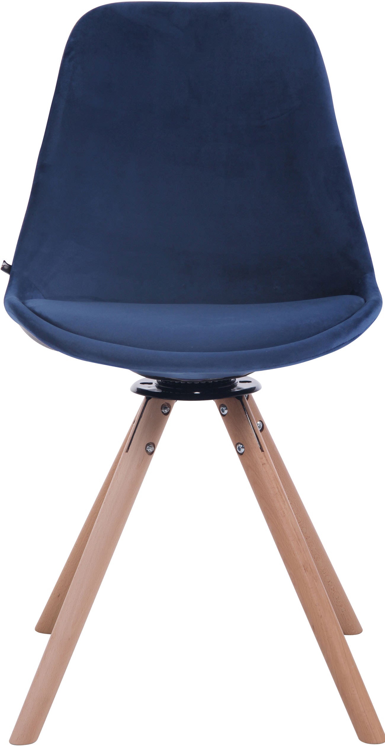 TPFLiving Esszimmerstuhl Troll Samt Gestell Buchenholz Rund Natura TPFLiving Esszimmerstuhl Troll Samt Gestell Buchenholz Rund Natura