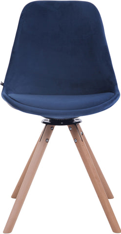 TPFLiving Esszimmerstuhl Troll Samt Gestell Buchenholz Rund Natura TPFLiving Esszimmerstuhl Troll Samt Gestell Buchenholz Rund Natura