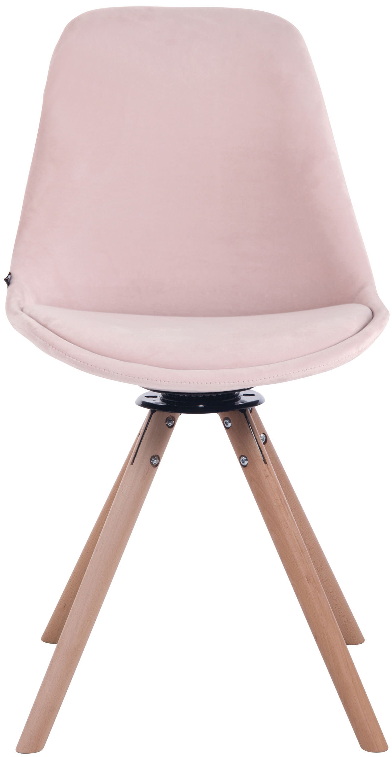 TPFLiving Esszimmerstuhl Troll Samt Gestell Buchenholz Rund Natura TPFLiving Esszimmerstuhl Troll Samt Gestell Buchenholz Rund Natura