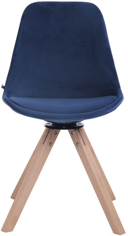 TPFLiving Esszimmerstuhl Troll Samt Gestell Buchenholz Square Natura TPFLiving Esszimmerstuhl Troll Samt Gestell Buchenholz Square Natura