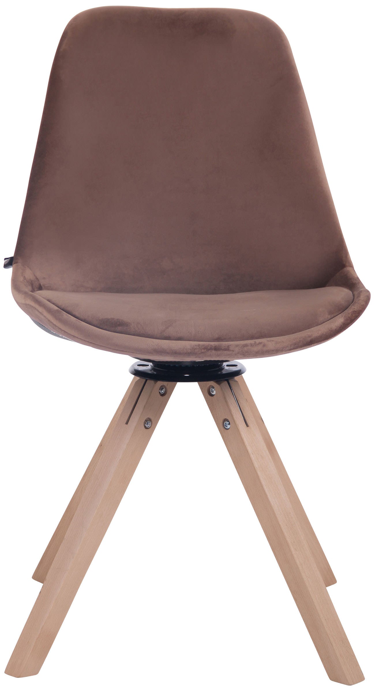 TPFLiving Esszimmerstuhl Troll Samt Gestell Buchenholz Square Natura TPFLiving Esszimmerstuhl Troll Samt Gestell Buchenholz Square Natura