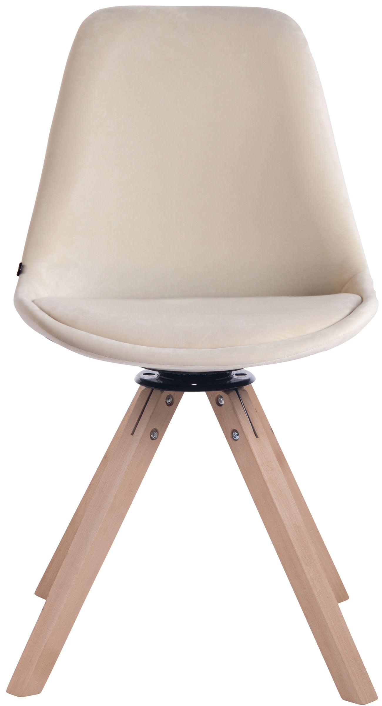 TPFLiving Esszimmerstuhl Troll Samt Gestell Buchenholz Square Natura TPFLiving Esszimmerstuhl Troll Samt Gestell Buchenholz Square Natura