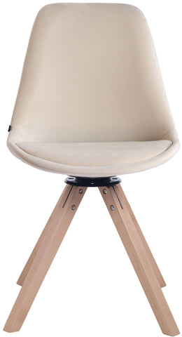 TPFLiving Esszimmerstuhl Troll Samt Gestell Buchenholz Square Natura TPFLiving Esszimmerstuhl Troll Samt Gestell Buchenholz Square Natura