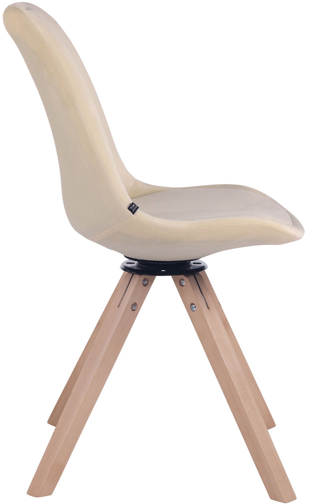 TPFLiving Esszimmerstuhl Troll Samt Gestell Buchenholz Square Natura TPFLiving Esszimmerstuhl Troll Samt Gestell Buchenholz Square Natura