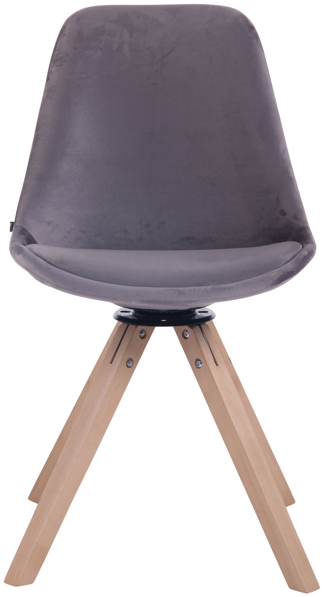 TPFLiving Esszimmerstuhl Troll Samt Gestell Buchenholz Square Natura TPFLiving Esszimmerstuhl Troll Samt Gestell Buchenholz Square Natura