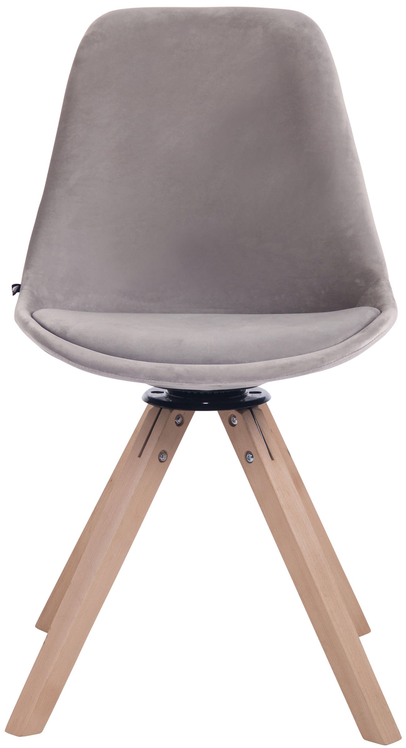 TPFLiving Esszimmerstuhl Troll Samt Gestell Buchenholz Square Natura TPFLiving Esszimmerstuhl Troll Samt Gestell Buchenholz Square Natura