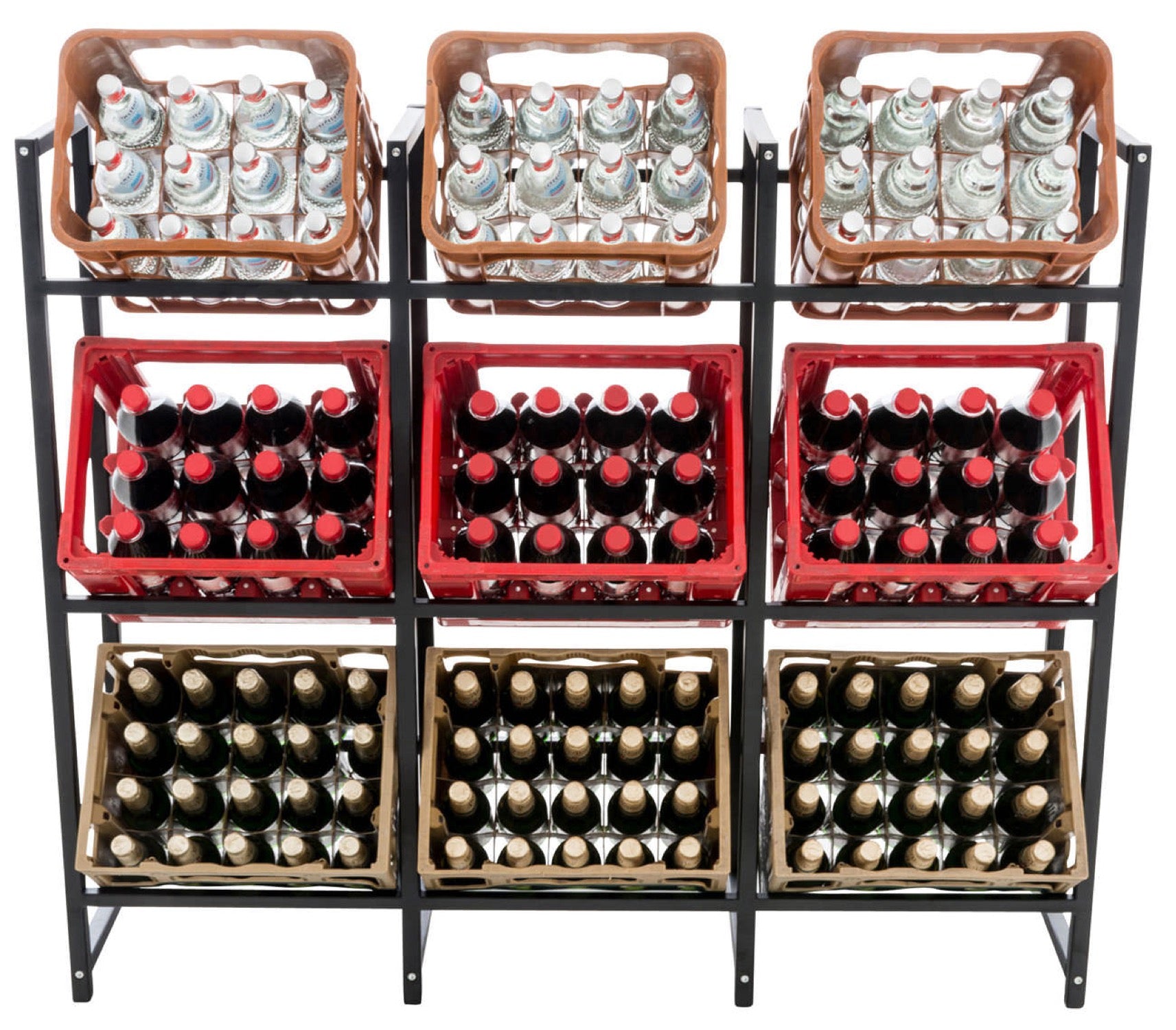 TPFLiving 9er Getränkekistenständer Lenny TPFLiving 9er Getränkekistenständer Lenny