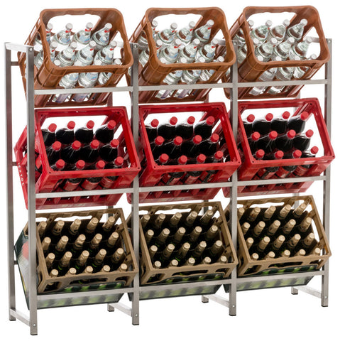 TPFLiving 9er Getränkekistenständer Lenny TPFLiving 9er Getränkekistenständer Lenny