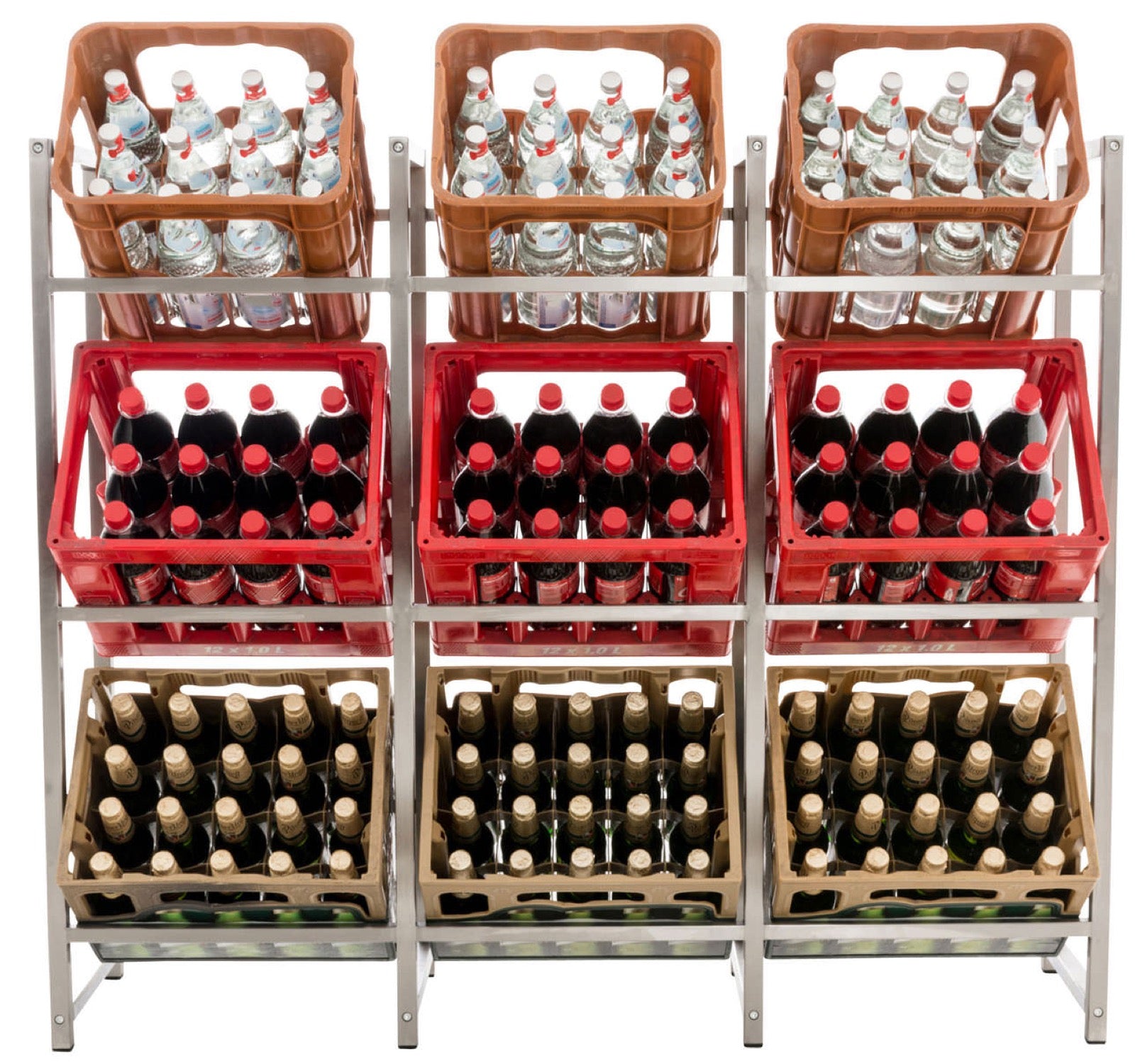 TPFLiving 9er Getränkekistenständer Lenny TPFLiving 9er Getränkekistenständer Lenny