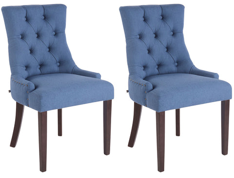 TPFLiving 2er Set Esszimmerstuhl Aboli Stoff antik TPFLiving 2er Set Esszimmerstuhl Aboli Stoff antik