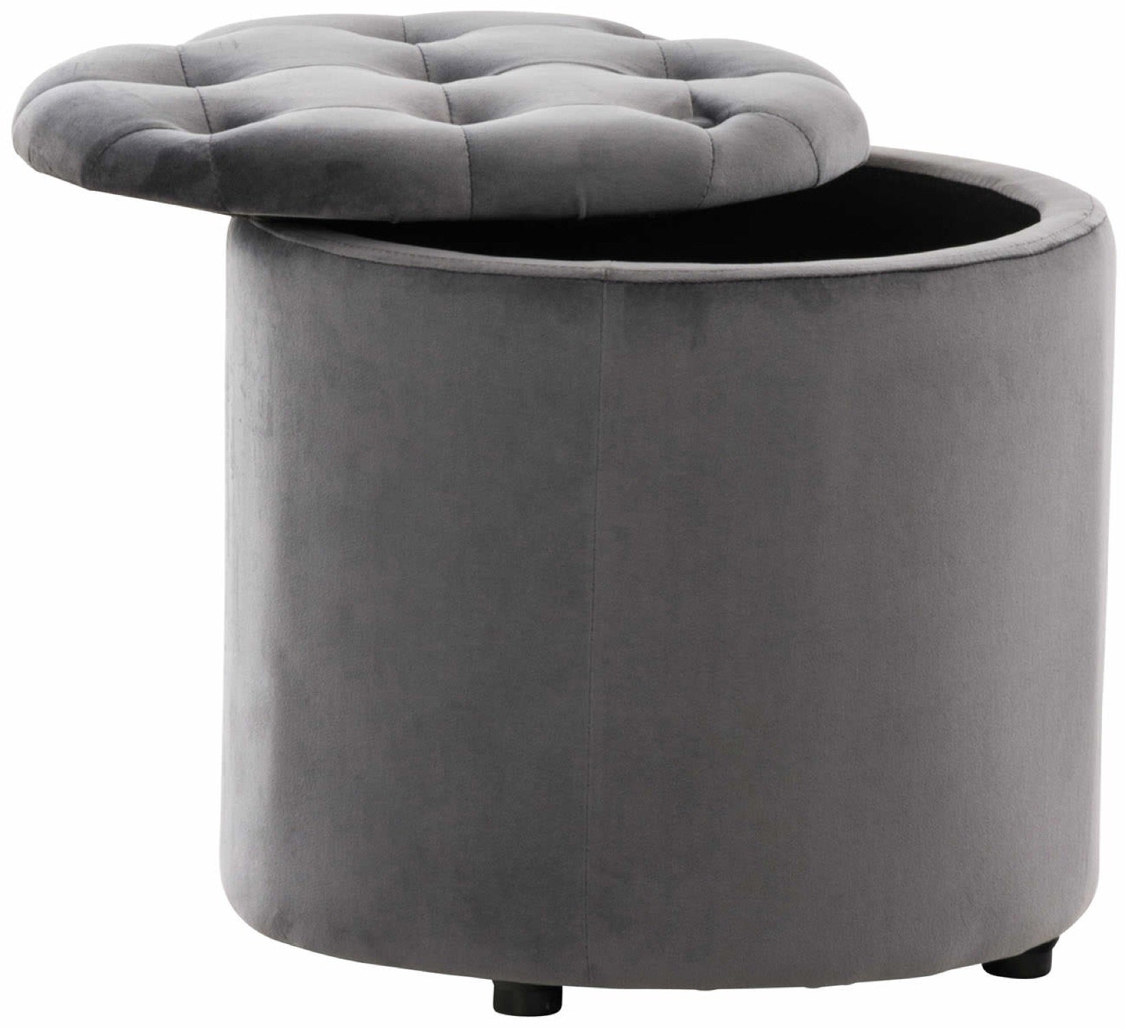 TPFLiving Sitzhocker Paris Samt TPFLiving Sitzhocker Paris Samt