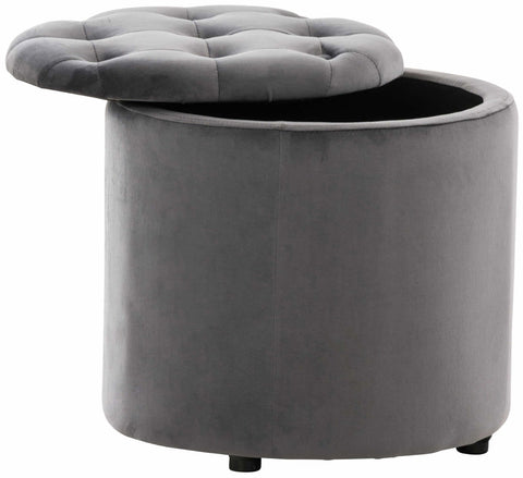TPFLiving Sitzhocker Paris Samt TPFLiving Sitzhocker Paris Samt