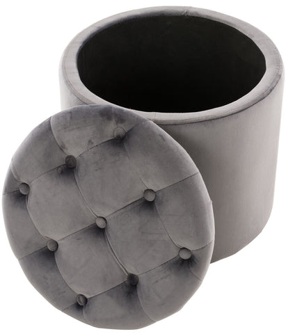 TPFLiving Sitzhocker Paris Samt TPFLiving Sitzhocker Paris Samt