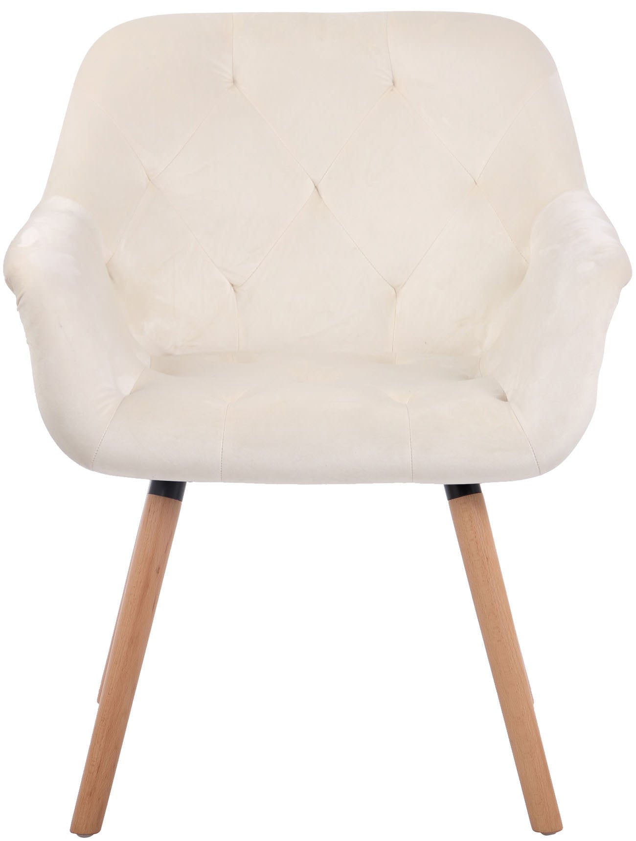 TPFLiving Esszimmerstuhl Cassy Samt Gestell Buchenholz Natura TPFLiving Esszimmerstuhl Cassy Samt Gestell Buchenholz Natura