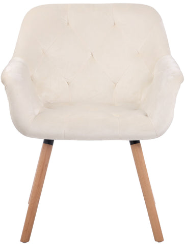 TPFLiving Esszimmerstuhl Cassy Samt Gestell Buchenholz Natura TPFLiving Esszimmerstuhl Cassy Samt Gestell Buchenholz Natura