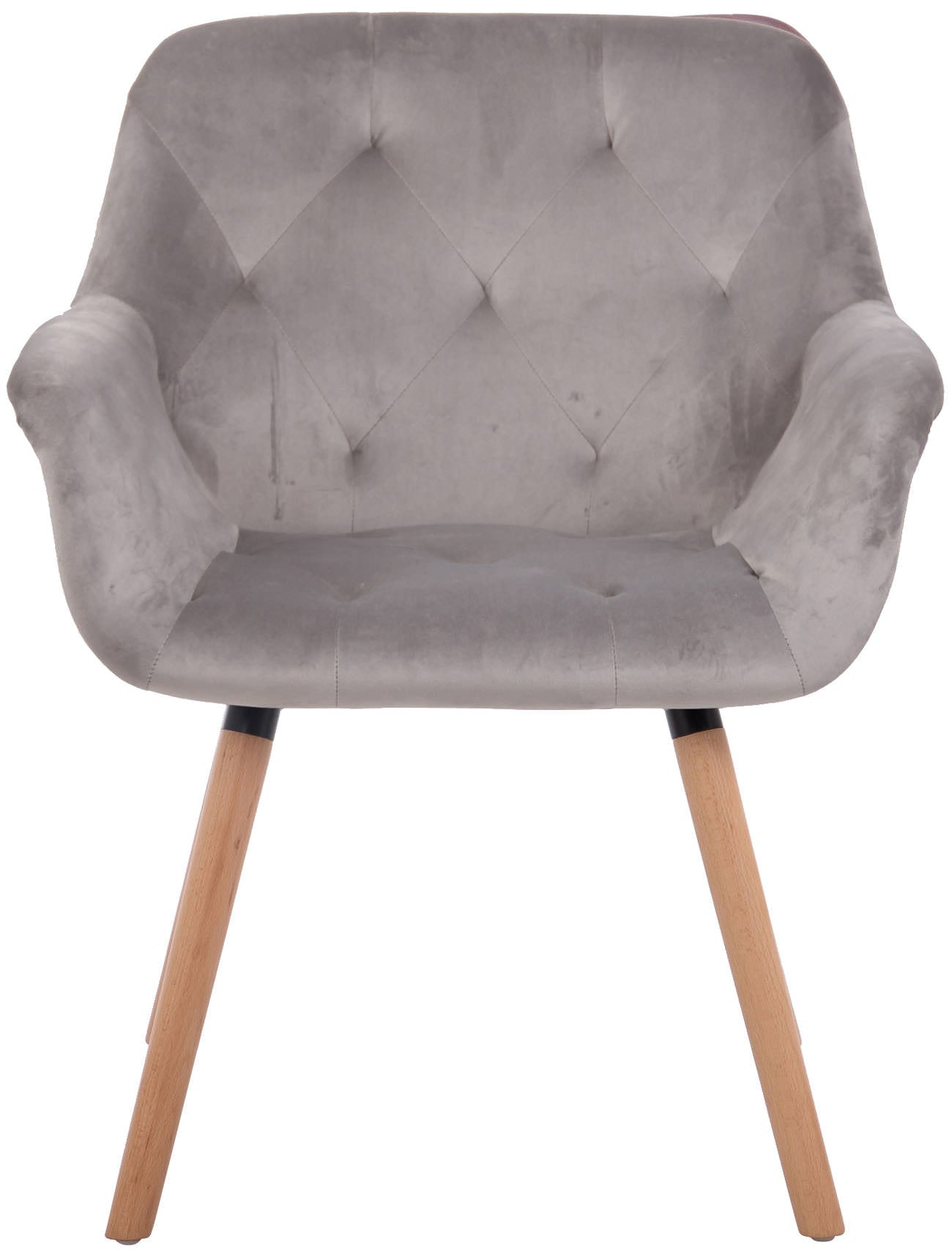 TPFLiving Esszimmerstuhl Cassy Samt Gestell Buchenholz Natura TPFLiving Esszimmerstuhl Cassy Samt Gestell Buchenholz Natura