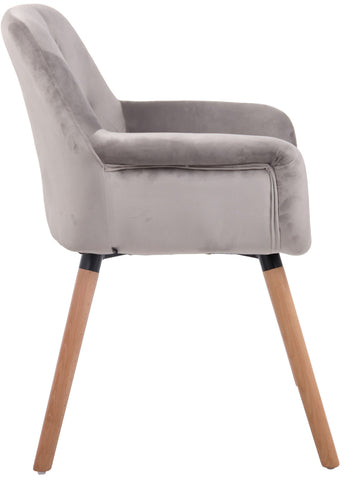 TPFLiving Esszimmerstuhl Cassy Samt Gestell Buchenholz Natura TPFLiving Esszimmerstuhl Cassy Samt Gestell Buchenholz Natura