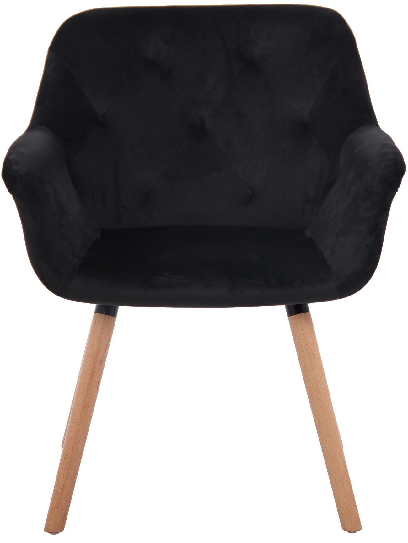 TPFLiving Esszimmerstuhl Cassy Samt Gestell Buchenholz Natura TPFLiving Esszimmerstuhl Cassy Samt Gestell Buchenholz Natura