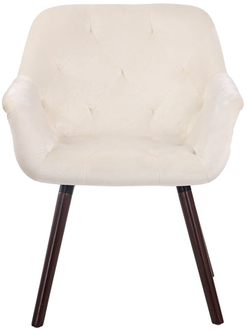 TPFLiving Esszimmerstuhl Cassy Samt Gestell Buchenholz Walnuss TPFLiving Esszimmerstuhl Cassy Samt Gestell Buchenholz Walnuss