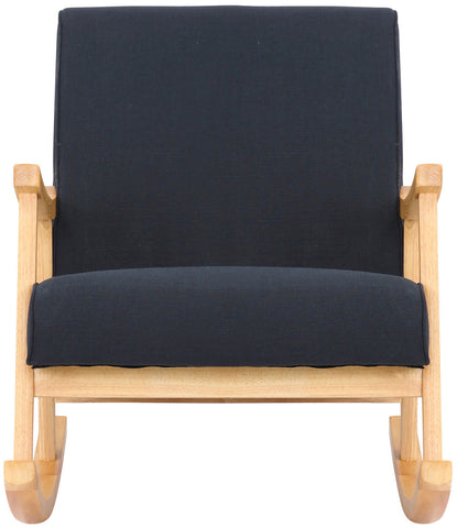 TPFLiving Schaukelstuhl Morello Stoff Gestell Kautschukhokz natur TPFLiving Schaukelstuhl Morello Stoff Gestell Kautschukhokz natur