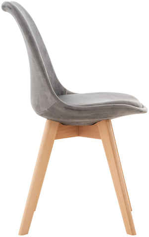 TPFLiving Stuhl Lines Samt TPFLiving Stuhl Lines Samt