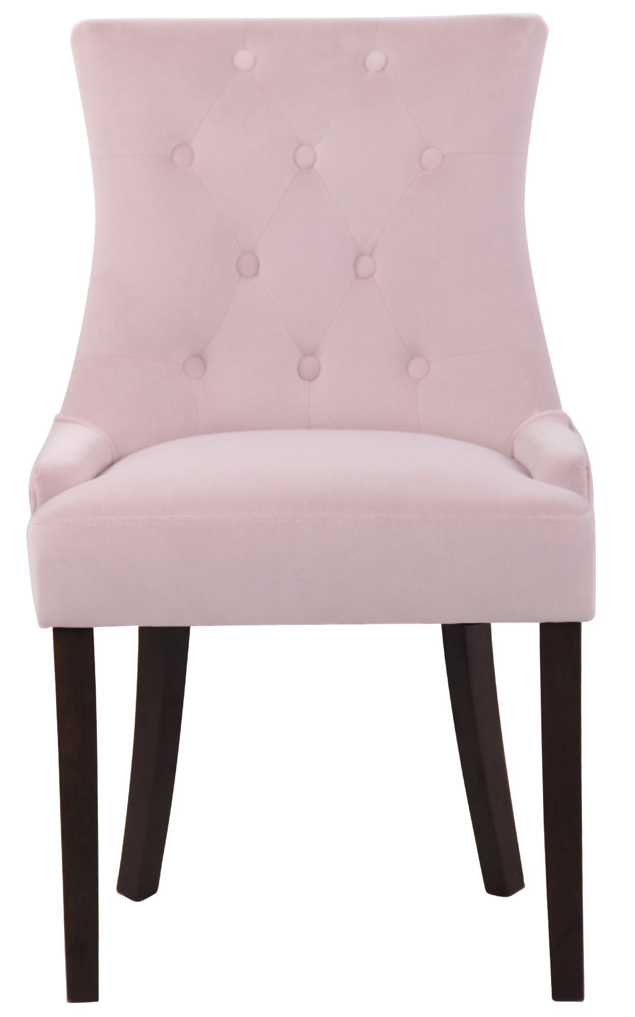 TPFLiving Esszimmerstuhl Iverno Samt Gestell Kautschukholz antik-dunkel TPFLiving Esszimmerstuhl Iverno Samt Gestell Kautschukholz antik-dunkel