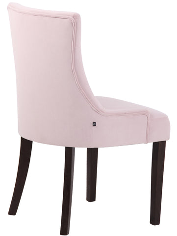 TPFLiving Esszimmerstuhl Iverno Samt Gestell Kautschukholz antik-dunkel TPFLiving Esszimmerstuhl Iverno Samt Gestell Kautschukholz antik-dunkel