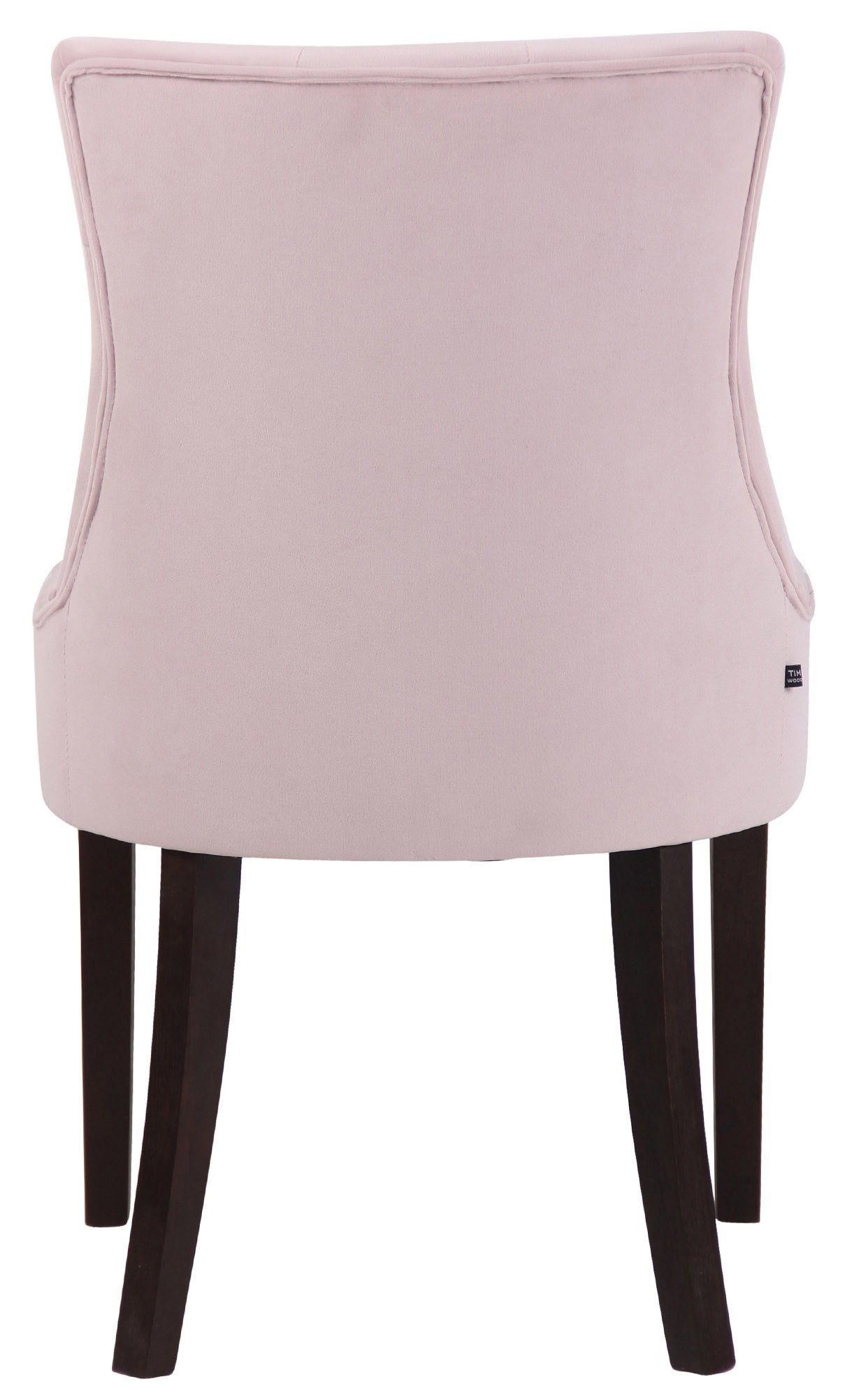 TPFLiving Esszimmerstuhl Iverno Samt Gestell Kautschukholz antik-dunkel TPFLiving Esszimmerstuhl Iverno Samt Gestell Kautschukholz antik-dunkel