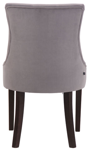 TPFLiving Esszimmerstuhl Iverno Samt Gestell Kautschukholz antik-dunkel TPFLiving Esszimmerstuhl Iverno Samt Gestell Kautschukholz antik-dunkel