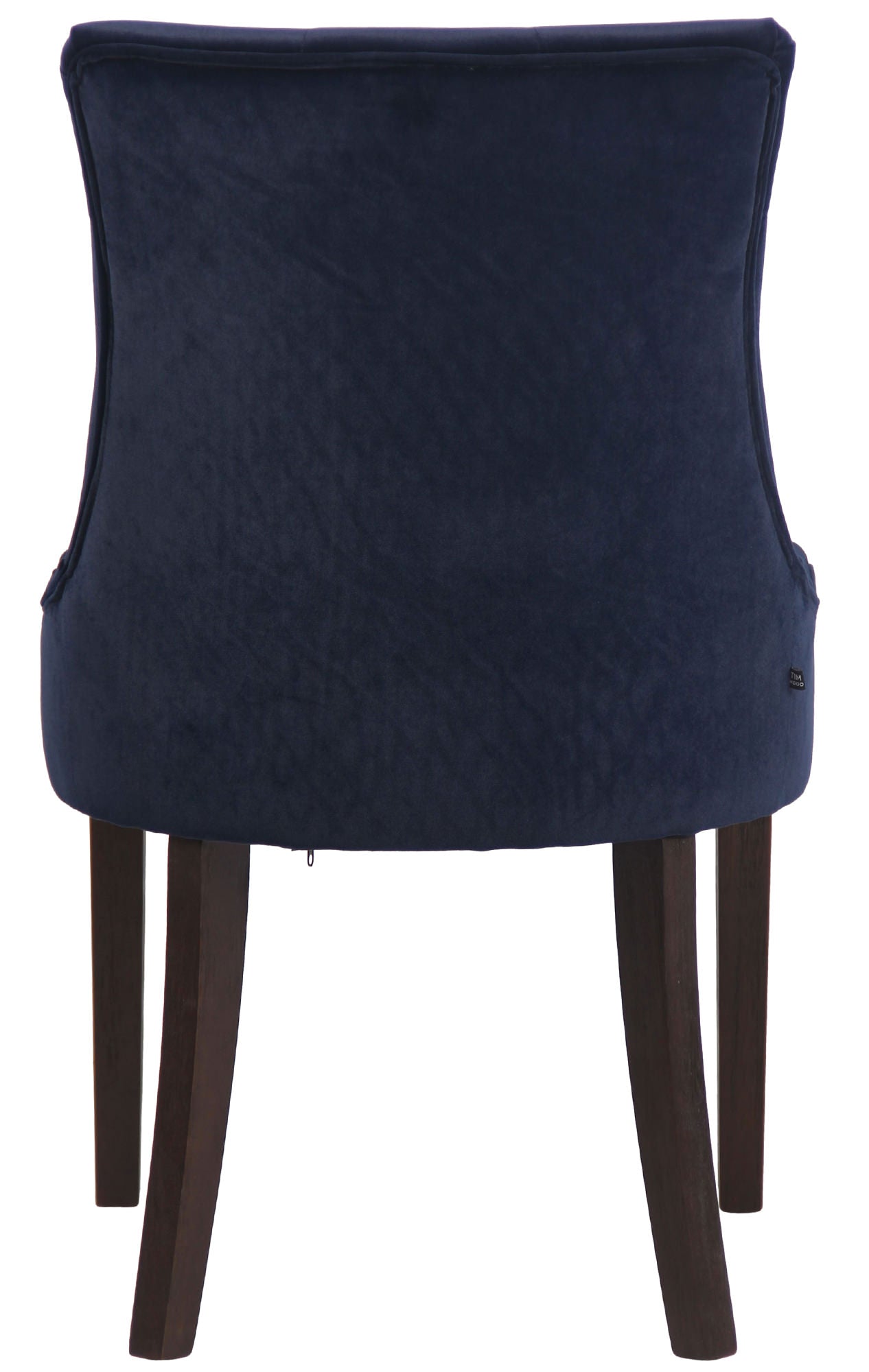 TPFLiving Esszimmerstuhl Iverno Samt Gestell Kautschukholz antik-dunkel TPFLiving Esszimmerstuhl Iverno Samt Gestell Kautschukholz antik-dunkel