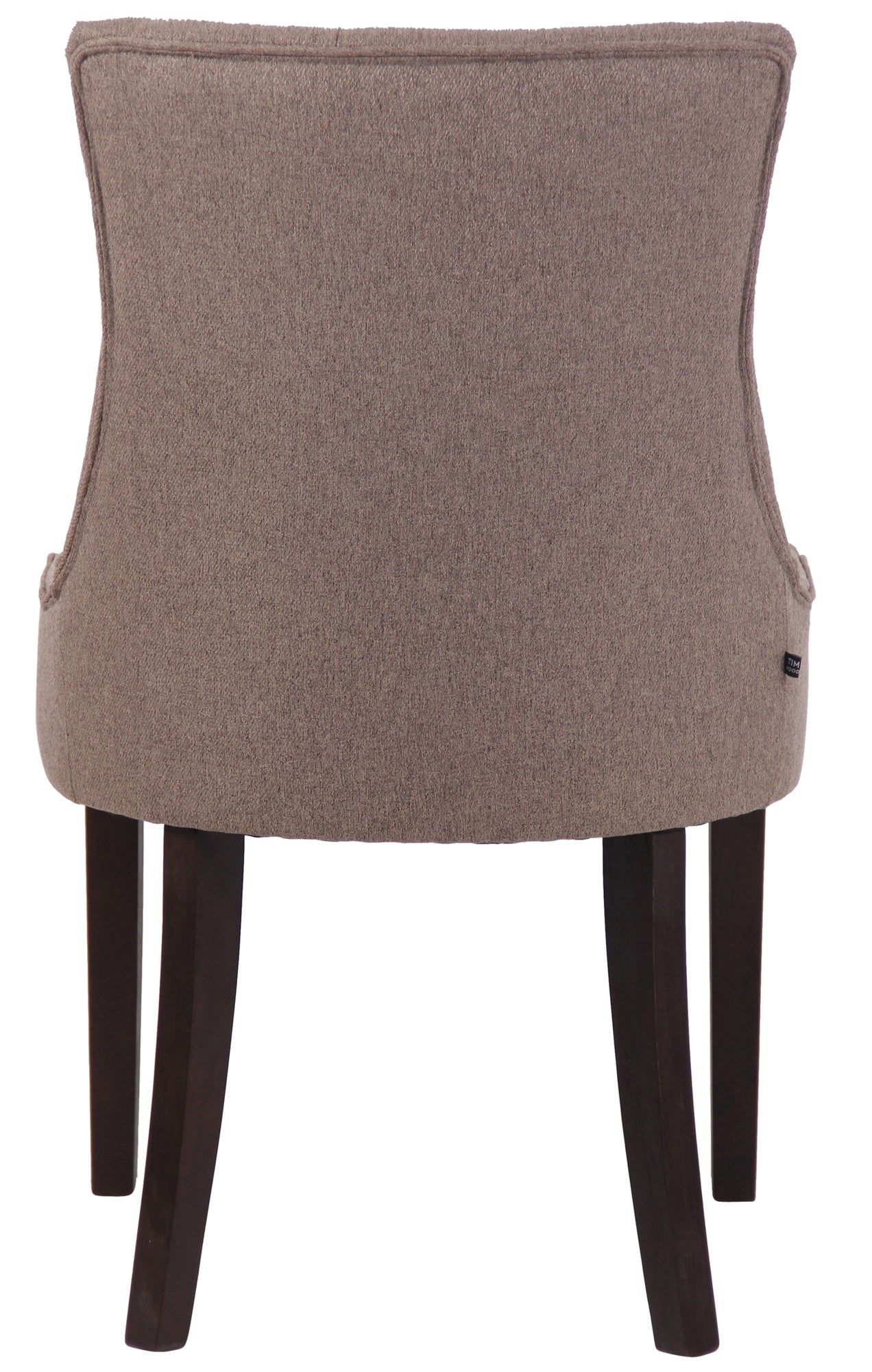 TPFLiving Esszimmerstuhl Iverno Stoff Gestell Kautschukholz antik-dunkel TPFLiving Esszimmerstuhl Iverno Stoff Gestell Kautschukholz antik-dunkel