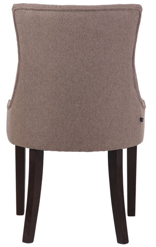 TPFLiving Esszimmerstuhl Iverno Stoff Gestell Kautschukholz antik-dunkel TPFLiving Esszimmerstuhl Iverno Stoff Gestell Kautschukholz antik-dunkel