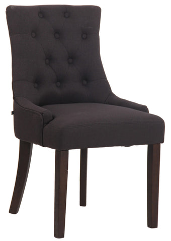 TPFLiving Esszimmerstuhl Iverno Stoff Gestell Kautschukholz antik-dunkel TPFLiving Esszimmerstuhl Iverno Stoff Gestell Kautschukholz antik-dunkel