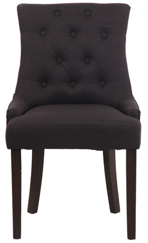 TPFLiving Esszimmerstuhl Iverno Stoff Gestell Kautschukholz antik-dunkel TPFLiving Esszimmerstuhl Iverno Stoff Gestell Kautschukholz antik-dunkel