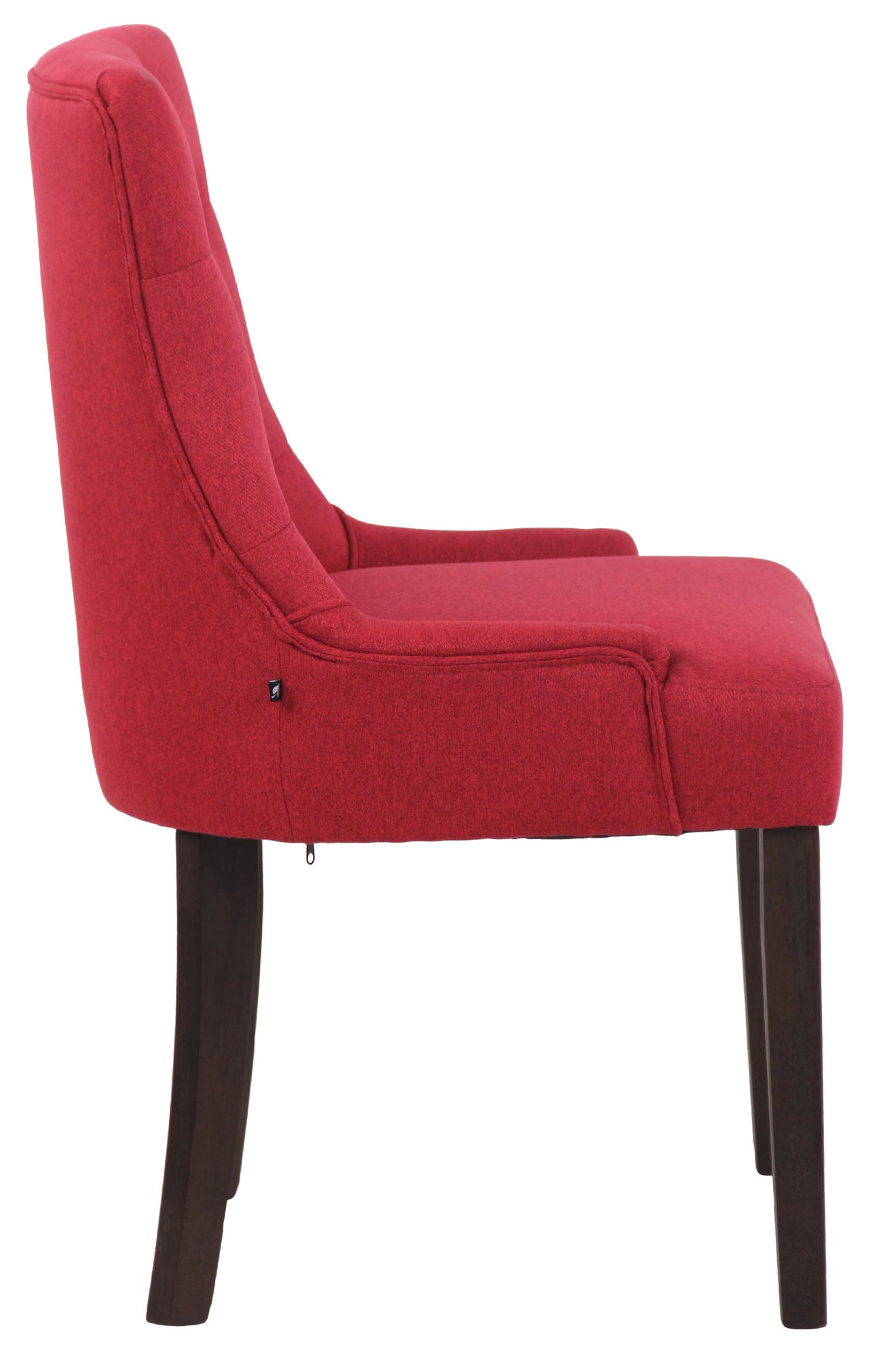 TPFLiving Esszimmerstuhl Iverno Stoff Gestell Kautschukholz antik-dunkel TPFLiving Esszimmerstuhl Iverno Stoff Gestell Kautschukholz antik-dunkel