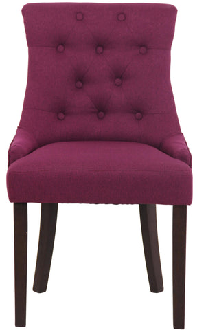 TPFLiving Esszimmerstuhl Iverno Stoff Gestell Kautschukholz antik-dunkel TPFLiving Esszimmerstuhl Iverno Stoff Gestell Kautschukholz antik-dunkel